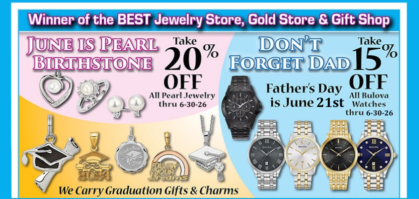 Come in and see our wide selection of festive holiday gifts! We carry a wide variety of Religious Medals & Crosses, including Saints, Baptism, Holy Communion & Confirmation in Sterling Silver, 14k Gold & 14k White Gold!  Thanks for Voting us BEST Jewelry Store of 2025 in the Daily Breeze Reader's Choice Awards! We REALLY value you, our loyal customers!